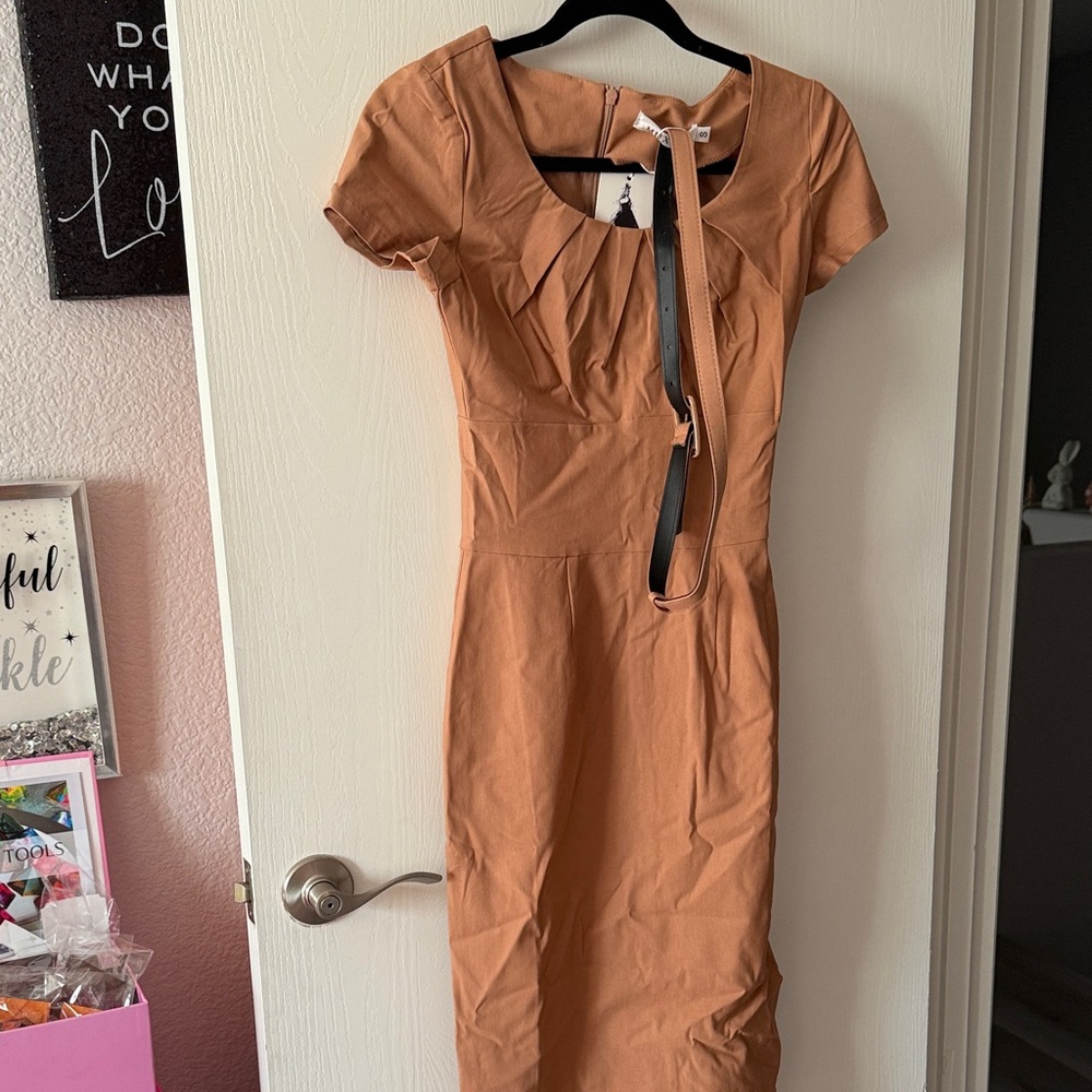 🆕 Elegant Tan Dress